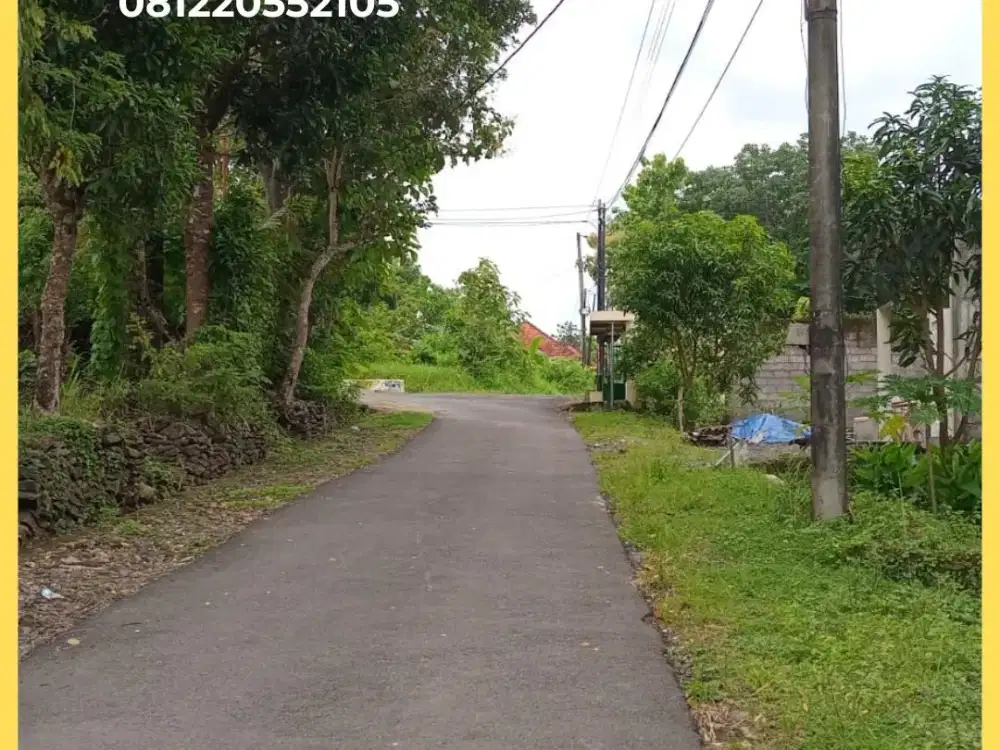 Tanah SHM Pekarangan Villa Jogja Gamping Siap Bangun