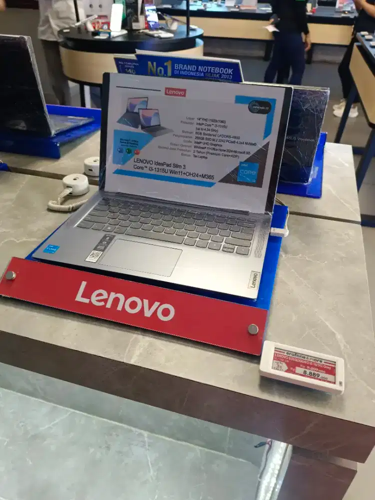 Kredit Laptop Lenovo ideapad slim 3 core i3 area ciledug pinang