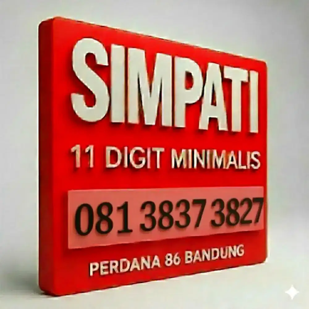 Kartu perdana nomor cantik simpati 11 digit