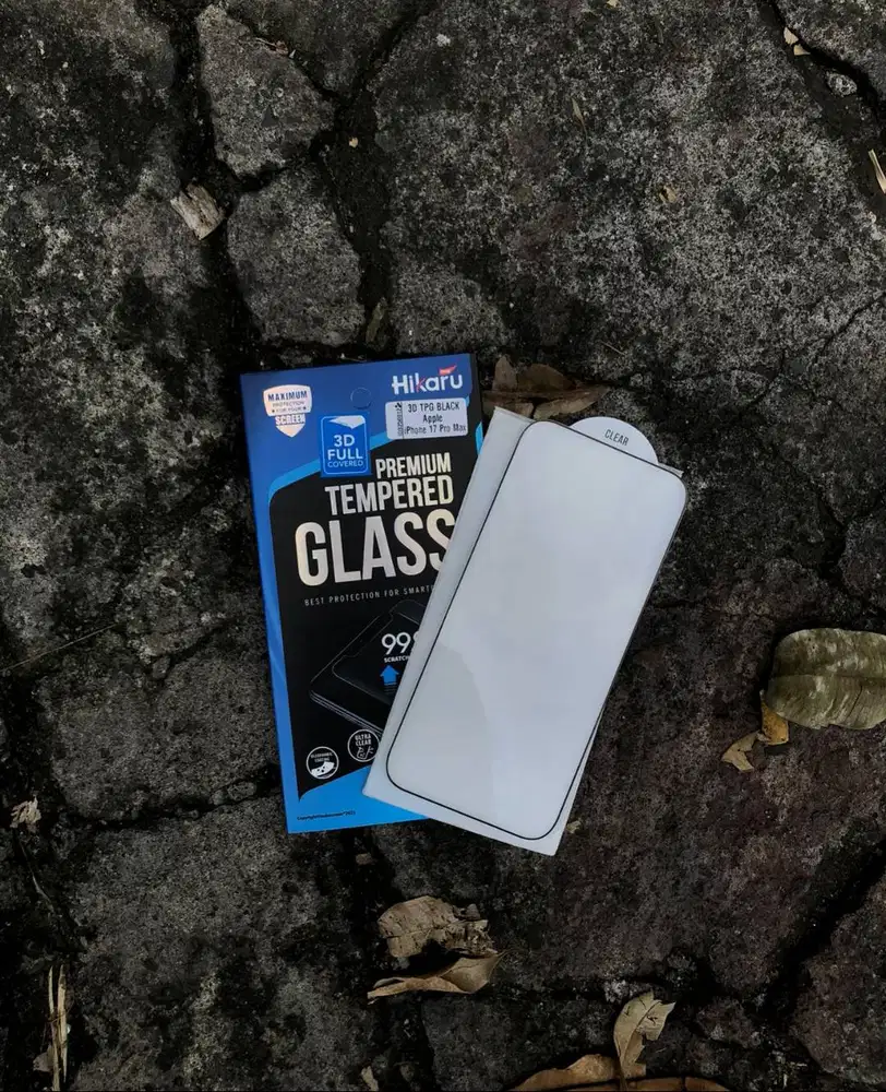 Hikaru Tempered Glass 3D Side Full iPhone 17 Pro Max