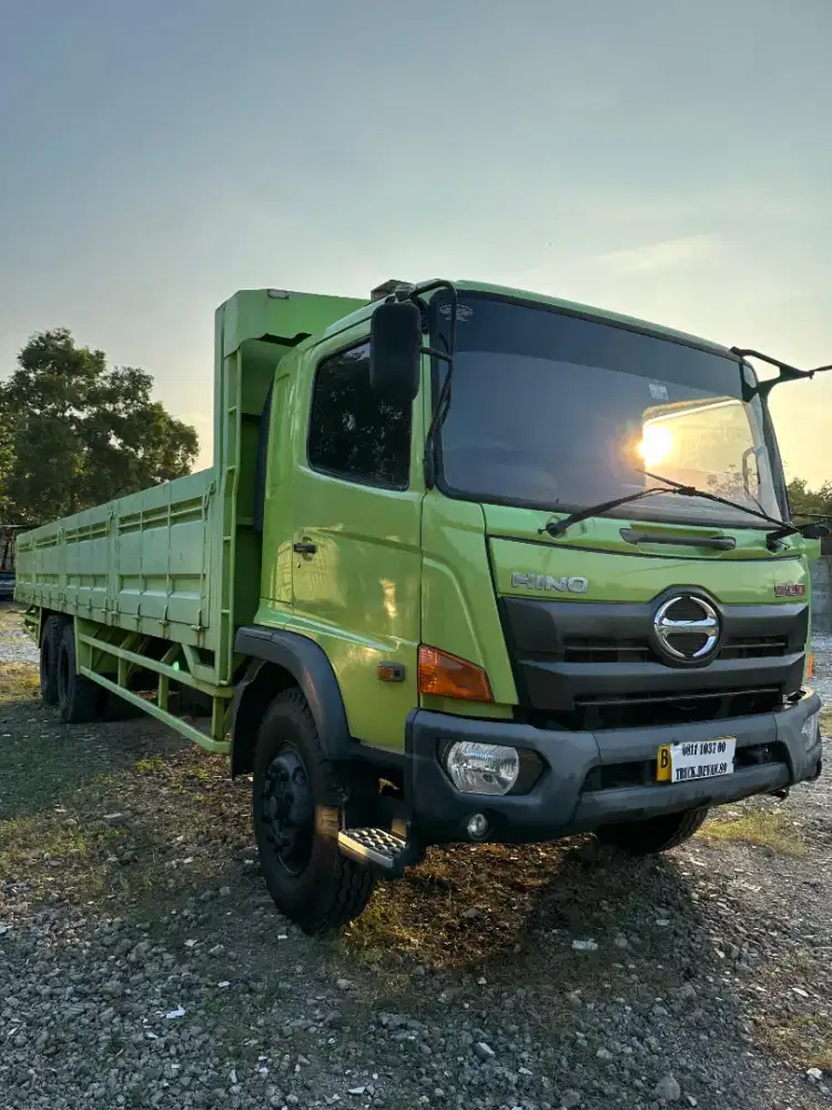 HINO LOHAN FM260JW ASLI LONG 6X4 BAK TRIWAY TRONTON ISTIMEWA SEKALI