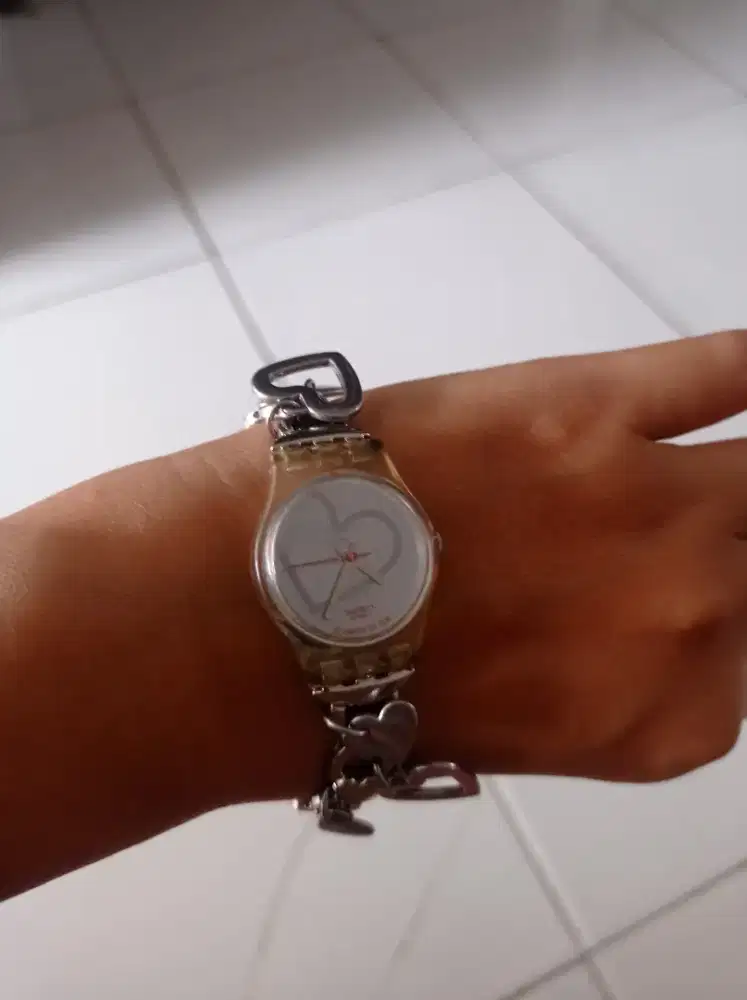 Jam tangan swatch rantai ori