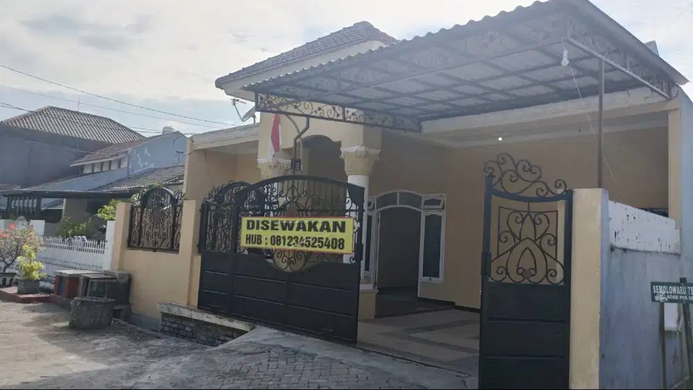 Disewakan Rumah Strategis, aman, Dekat Mer Surabaya Timur