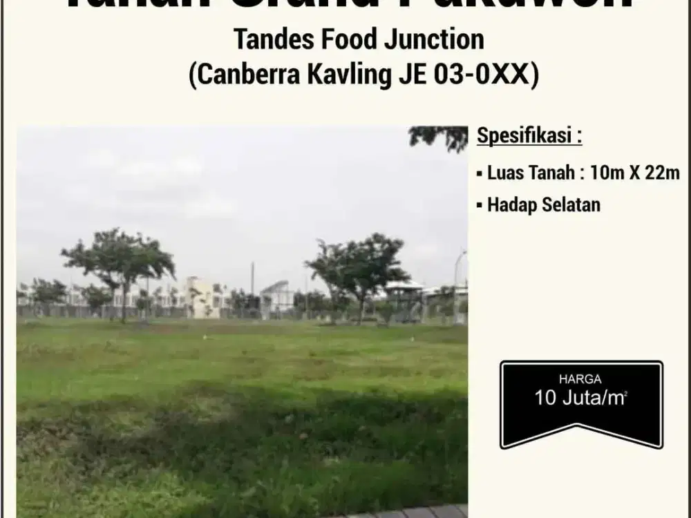 Tanah Grand Pakuwon Canberra, Surabaya
