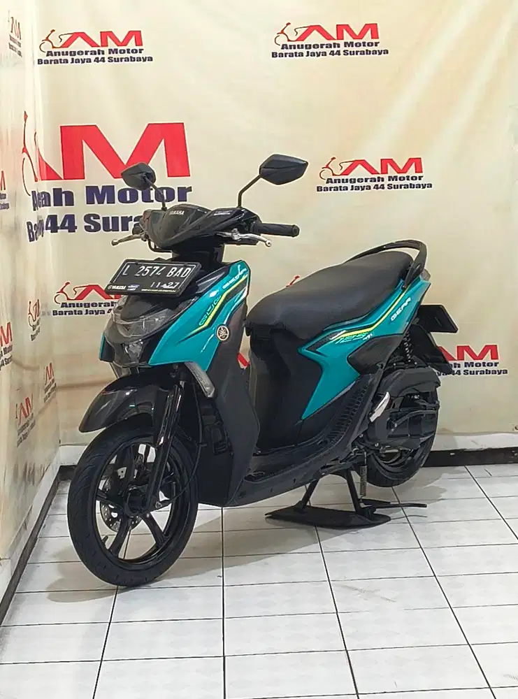 Siap pakai yamaha Gear 125 Tahun 2022 warna Hijau tosca