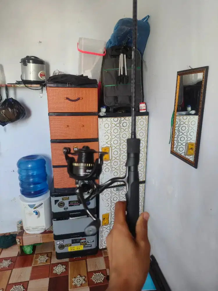 Jual 1 set alat pancing siap pakai