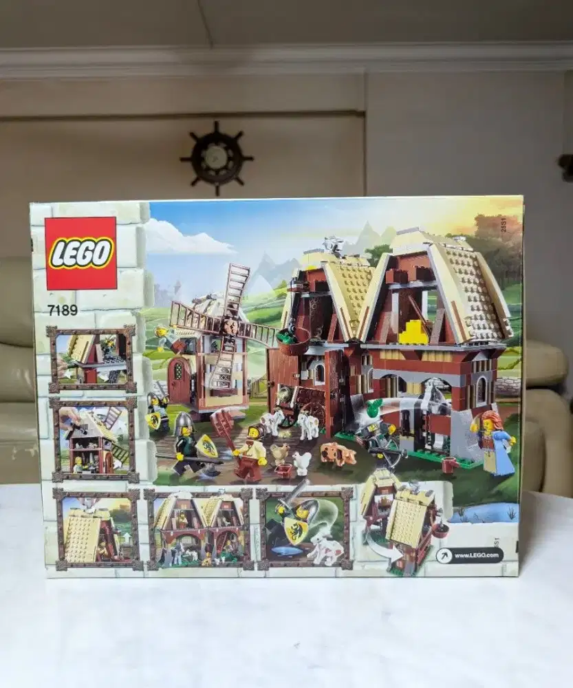 Lego 7189 Mill Village Raid Toys Brick Mainan Kolektor