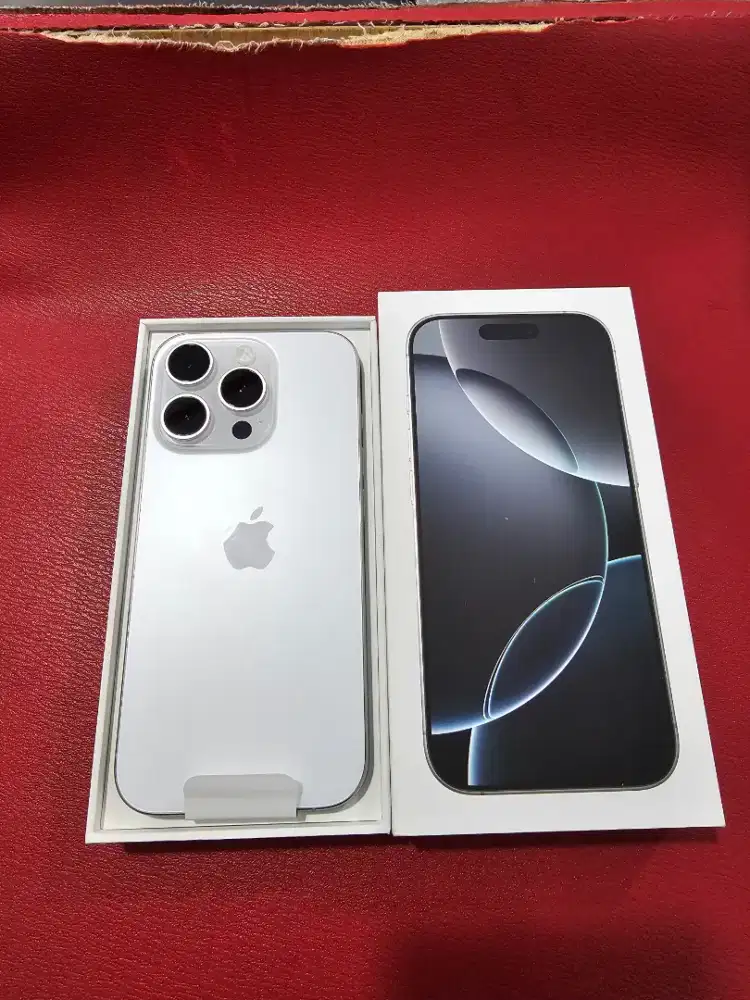 Iphone 16 pro 128gb ibox like new garansi on
