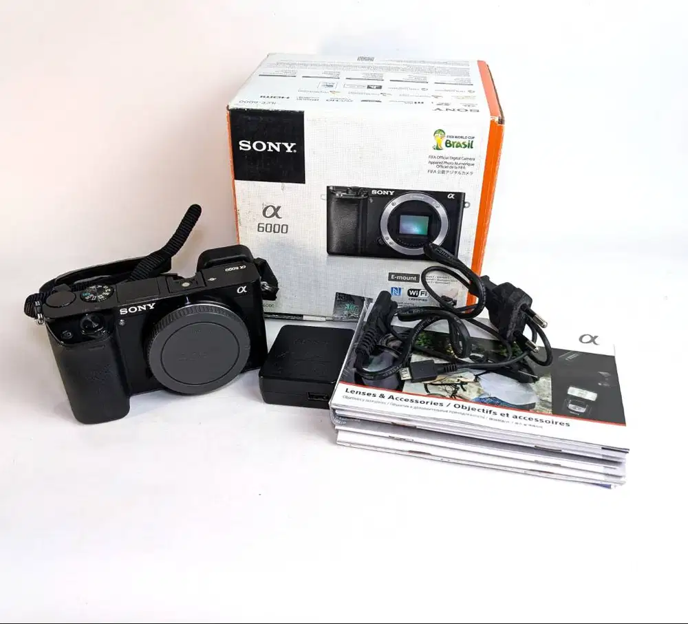 Kamera Mirrorless Sony A6000 Alpha A 6000 Shutter Count 30rb