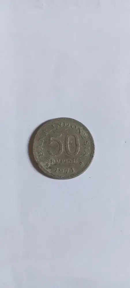 uang coin 50 1971