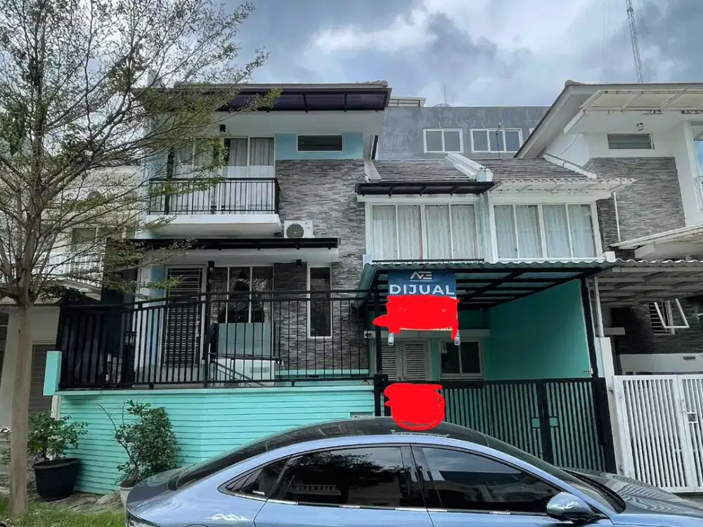 rumah pik1 layar permai uk 8x15 minimalis,semi furnish,renovasi,utara,shm