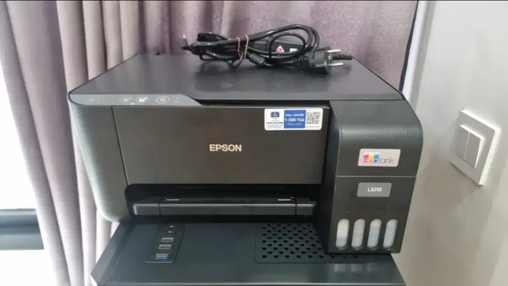Printer Epson L3210 Print Scan fotocopy barang seperti baru buktikan