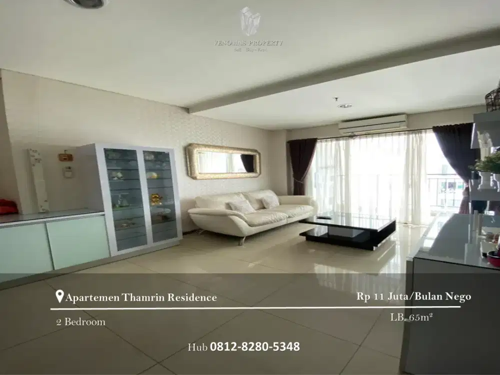 Disewakan Apartement Thamrin Residence 2BR Full Furnished Tower B
