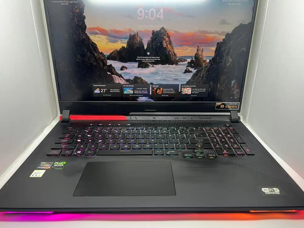 Jual Laptop gaming Asus ROG Strix G713QM Dijamin Mulus kyk baru
