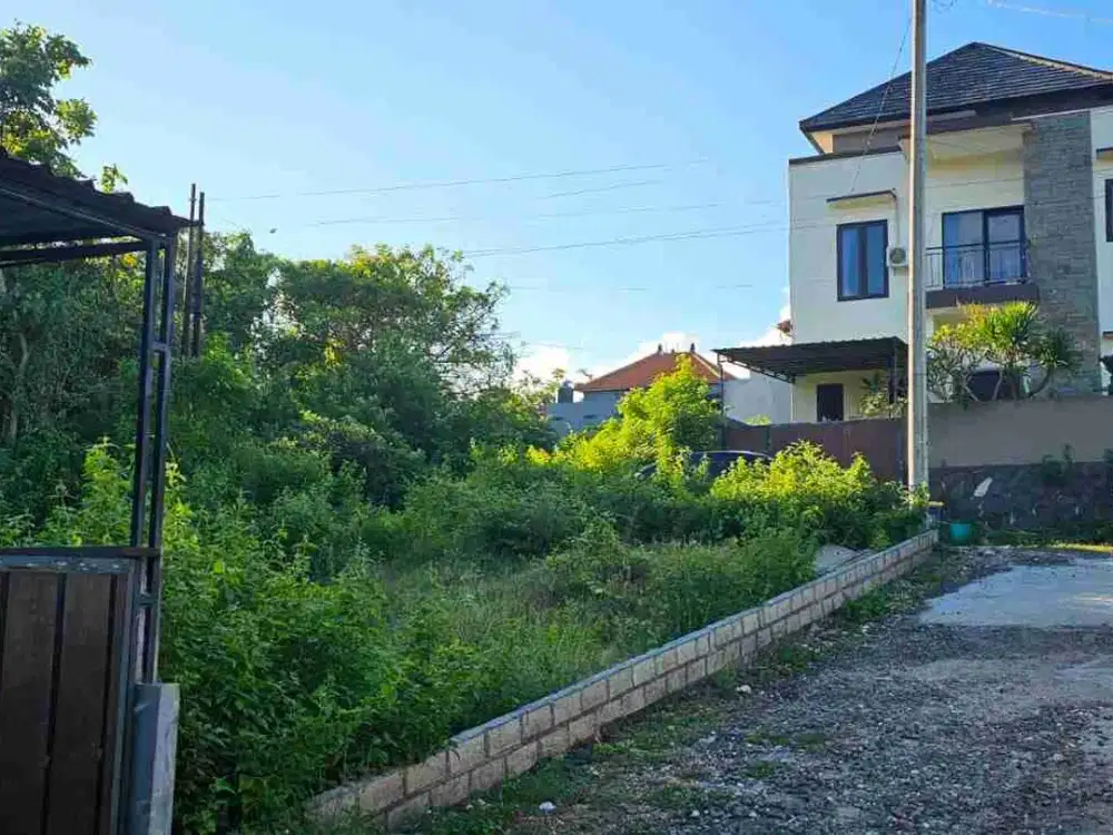 Jual Tanah Hook Luas 1.3are Harga Global Zona Kuning Jl Dukuh Sari Kampial Nusa dua