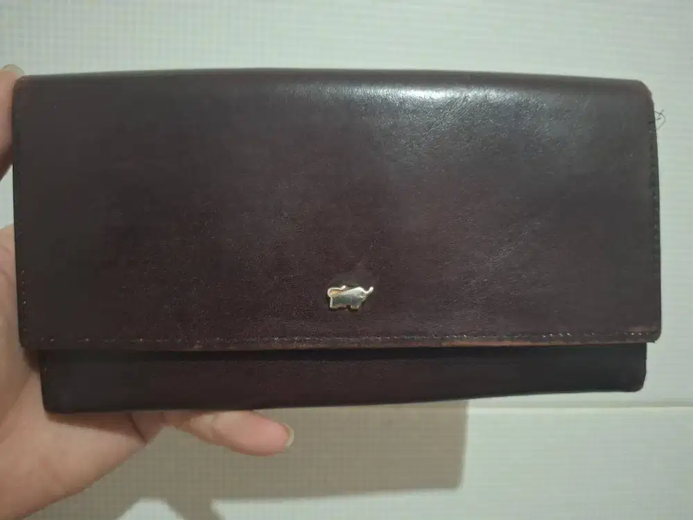 Braun Buffel Bifold Long Wallet, vintage, brown