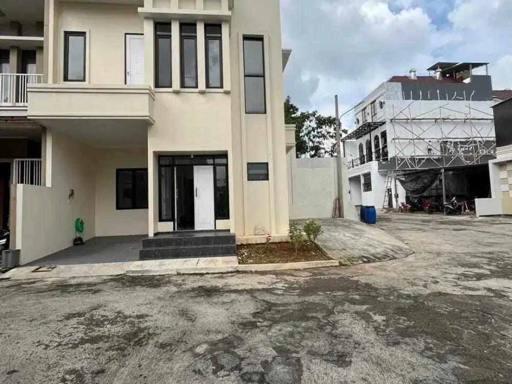Rumah hoek 2lt di dalam cluster Parpostel Jatiasih, Bekasi