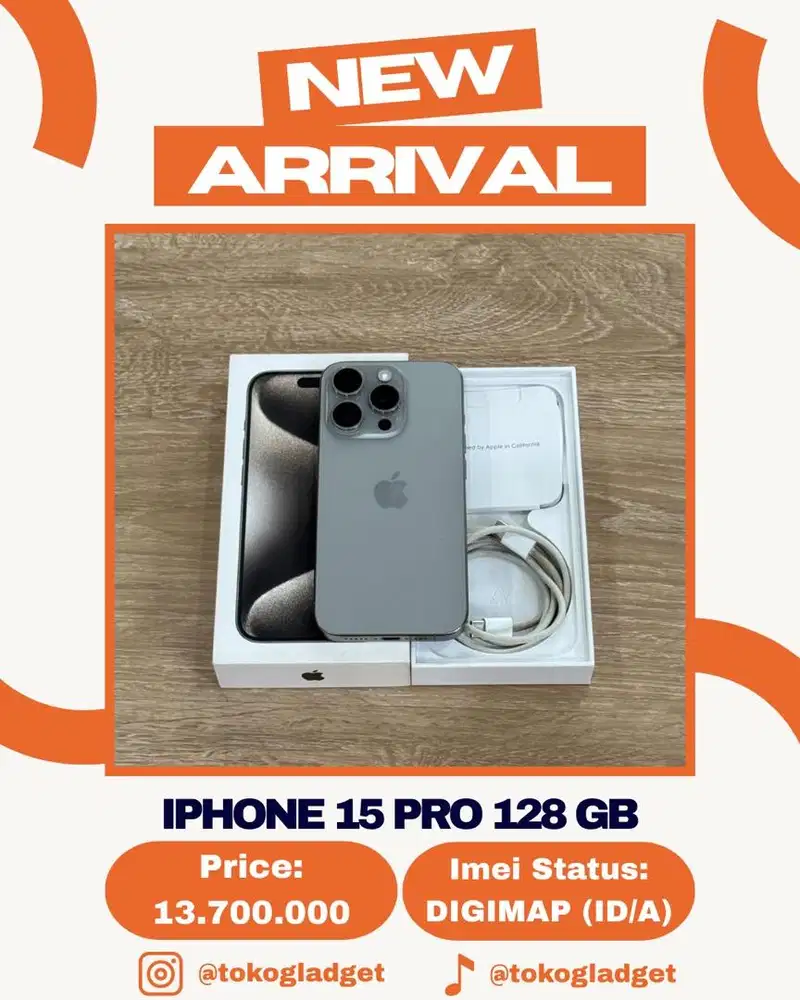 iPhone 15 Pro 128 Gb ex IBOX/DIGIMAP