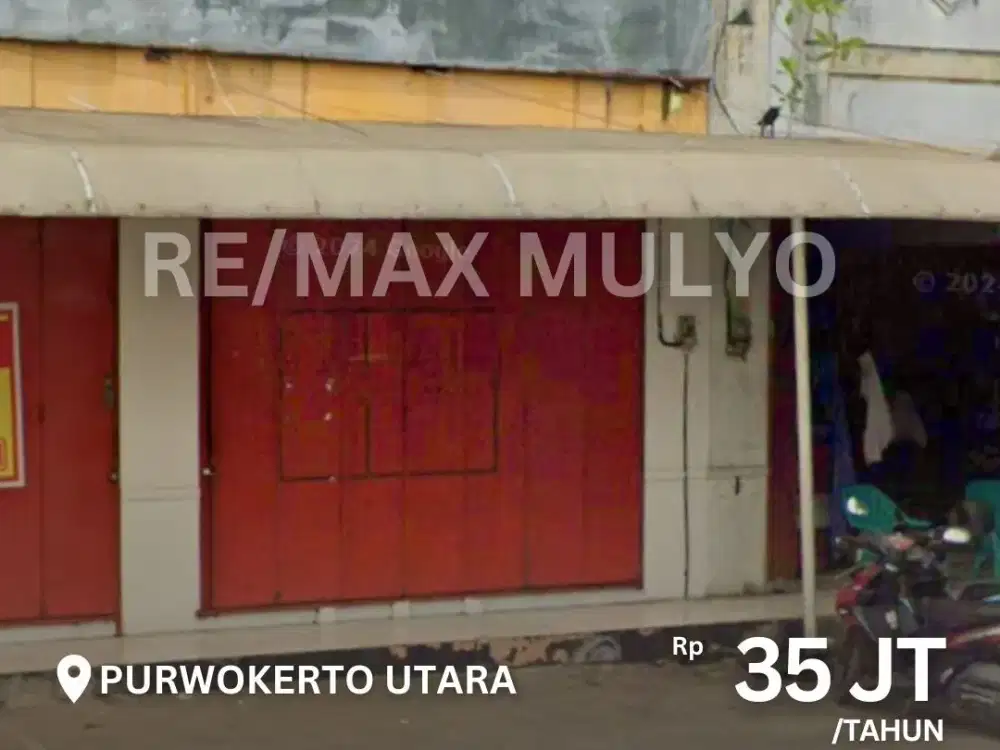 Disewakan Ruko Tepi Jalan Akses Ramai Strategis Area Purwokerto Utara