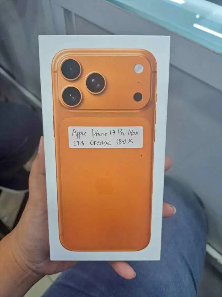 IPhone 17 Pro Max 1TB Cosmic Orange New Belum Aktif Garansi IBOX