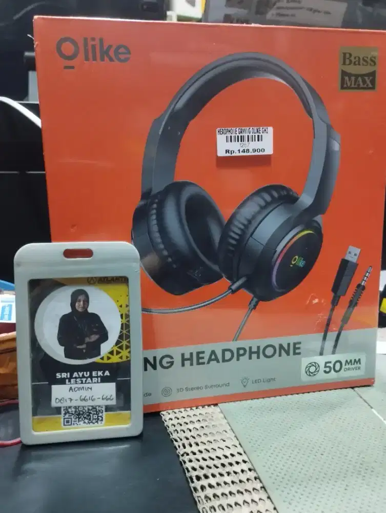 HEADPHONE GAMING OLIKE GH2 ATLANTIS DAHSYAT