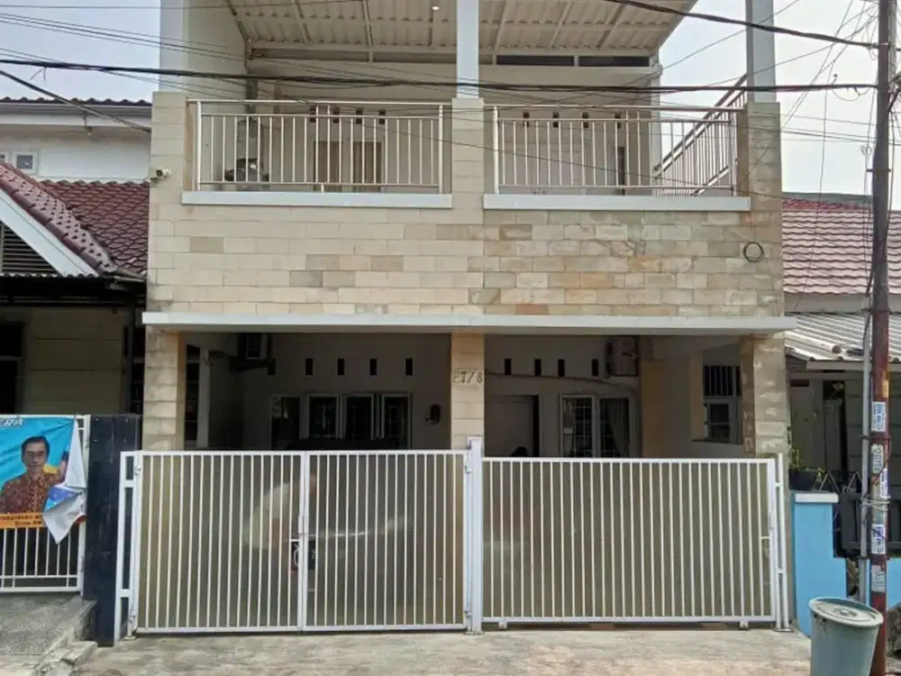 Rumah 2 Lt Siap Huni Dekat Gerbang Tol Pamulang Hadap Utara J-26449