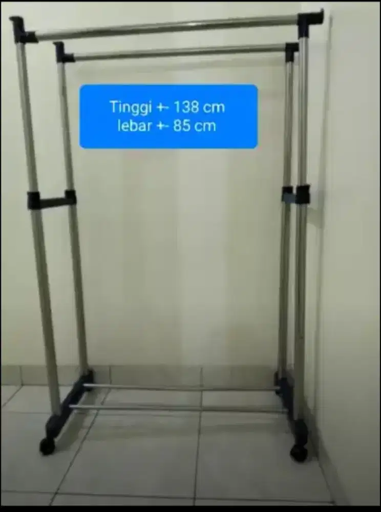 Stand hanger double pole