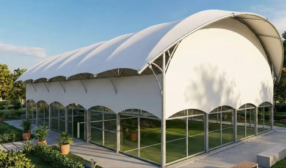 Jasa Design & Kontruksi Pembuatan Membrane Canopy