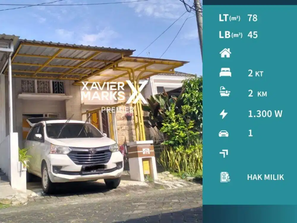 Rumah Family Friendly Siap Huni Terawat di Mulyorejo Sukun Malang