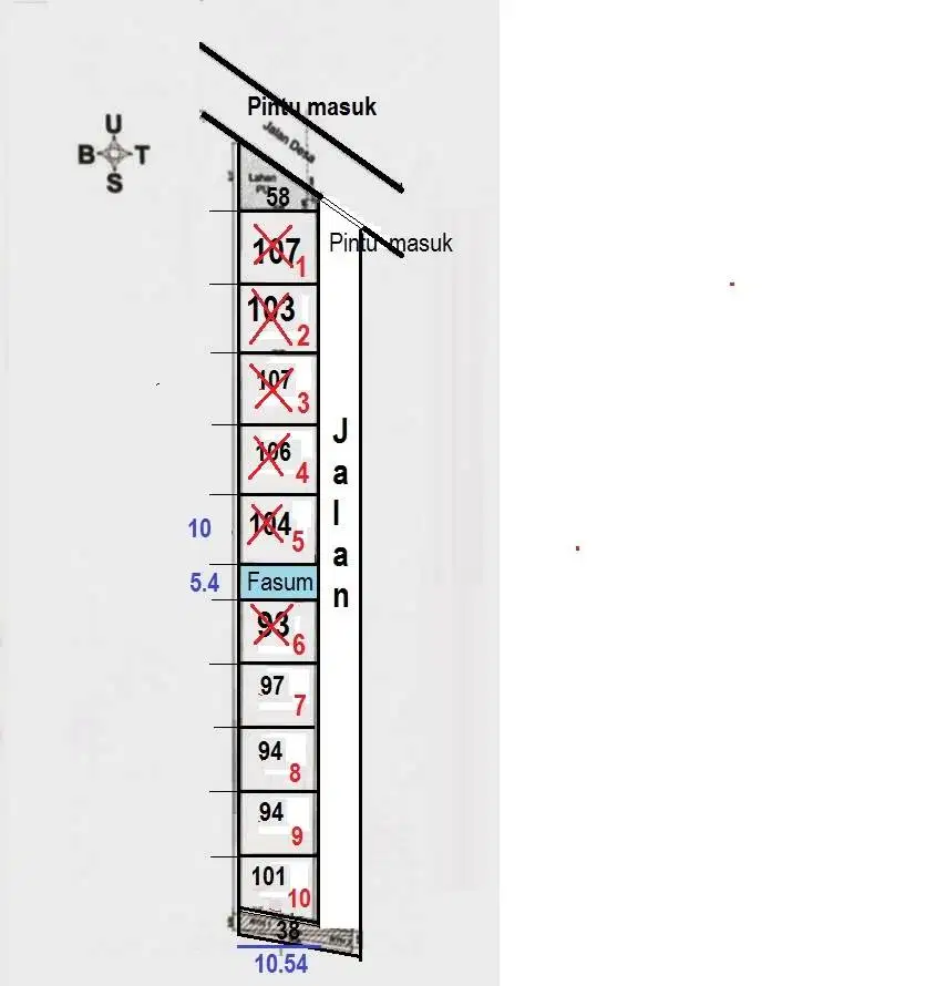 Hadap Timur. Perumahan Strategis, dan Nyaman. Bs KPR DP 0%