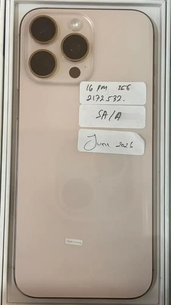 IPHONE 16 PROMAX 256 EX IBOX