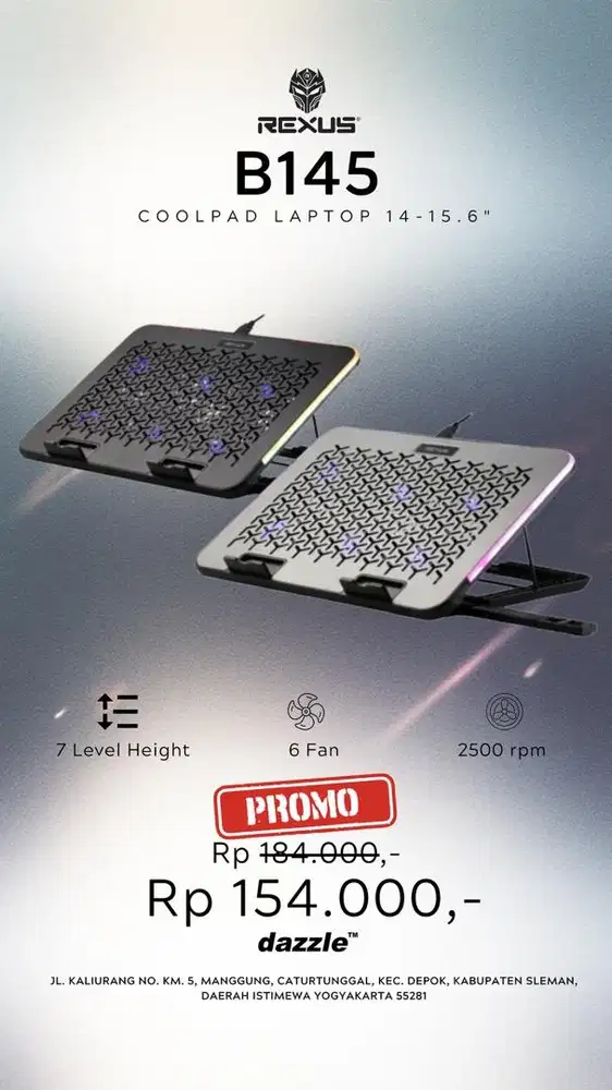 Coolpad Laptop RGB Rexus B145