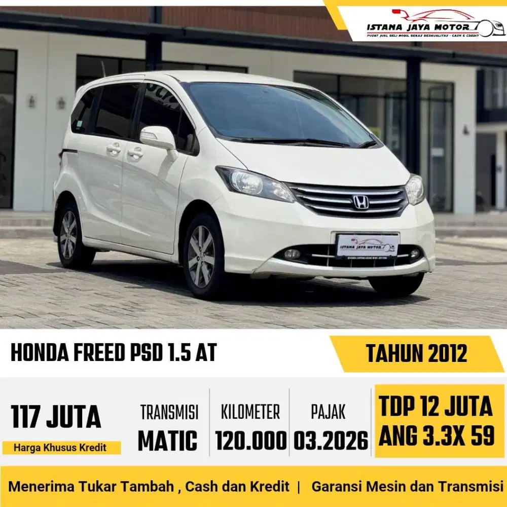 HONDA FREED PSD AUTOMATIC NIK 2012