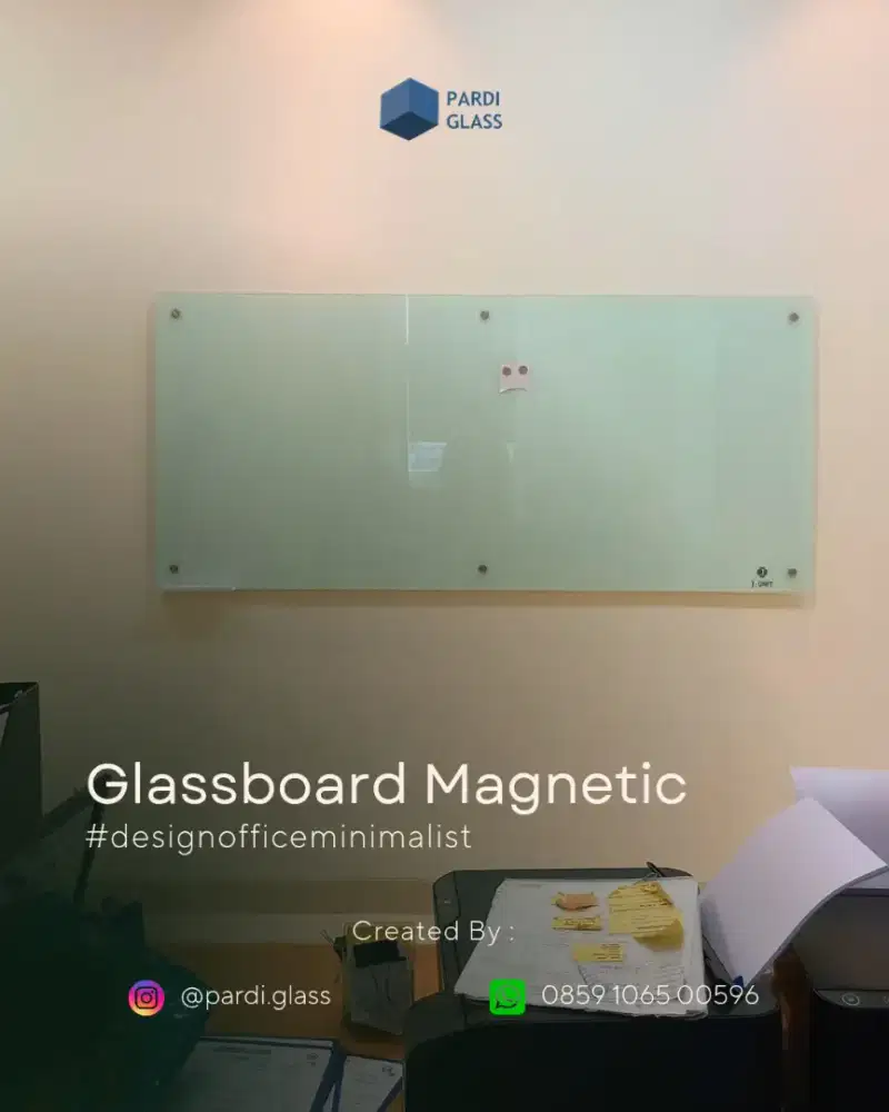Glassboard Biasa dan Magnetic