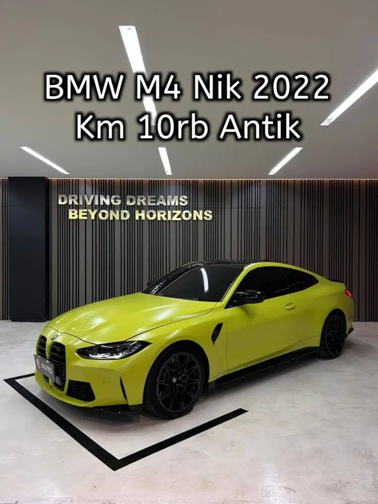 BMW M4 Competition 2022 Kuning Km10rb B22MLB M4C