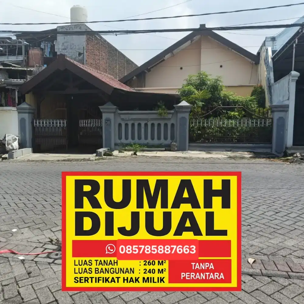 DIJUAL CEPAT!!! RUMAH DEKAT PAKUWON MALL