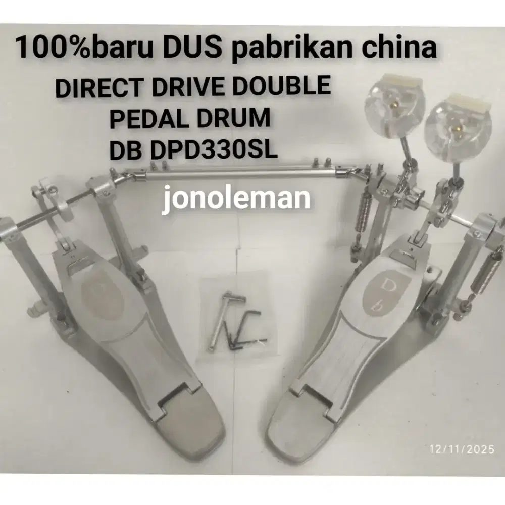 100%br TERMURAH DI SHOPEE DIRECT DRIVE DB DPD330SL DOUBLE PEDAL DRUM