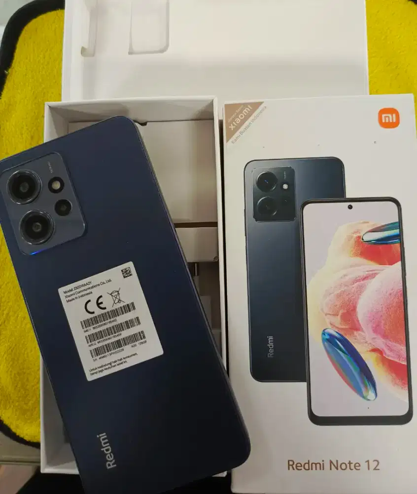 Xiaomi redmi Note 12 Nfc ram 8/128 lecet pemakaian