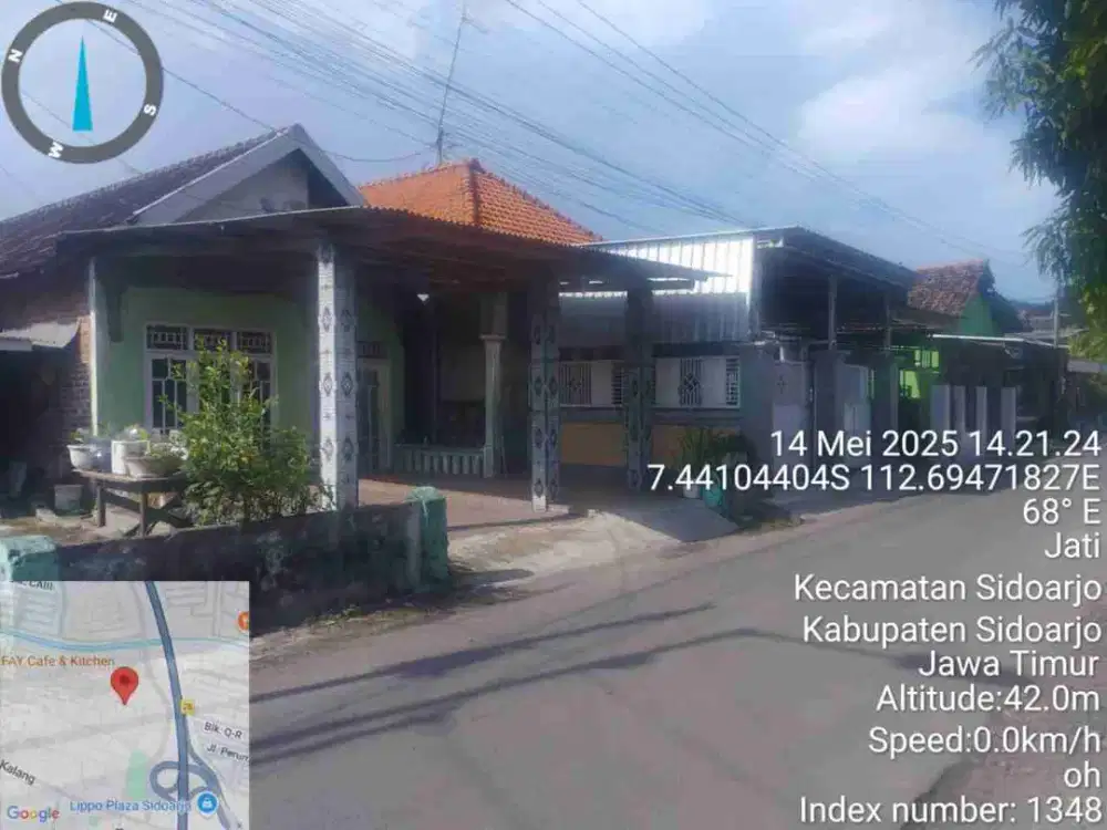 DI JUAL RUMAH LELANG 
KEL. : JATI
KEC. : SIDOARJO
KAB  : SIDOARJO