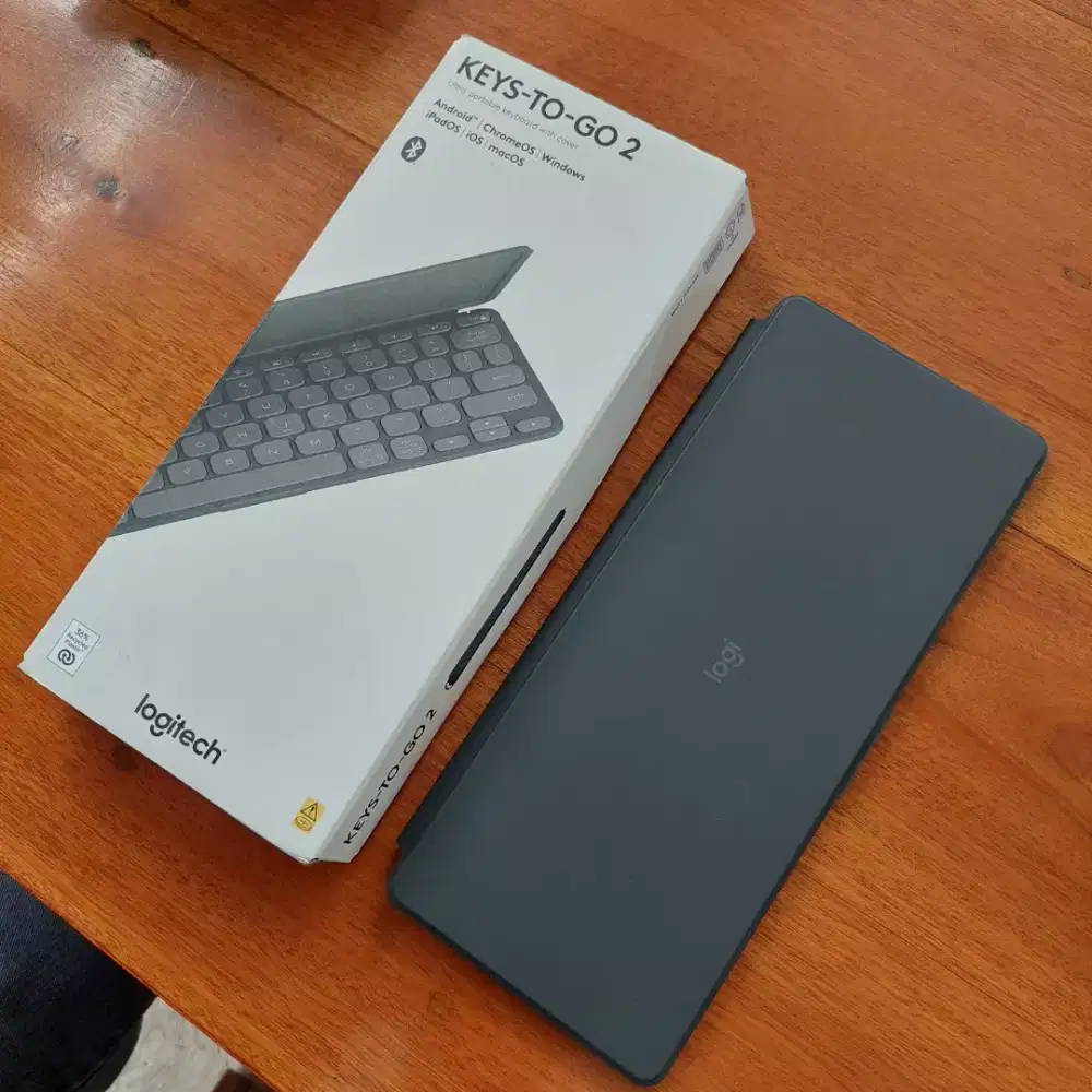 LOGITECH KEYS-TO-GO 2 KEYBOARD UNIVERSAL GRAPHITE GARANSI RESMI