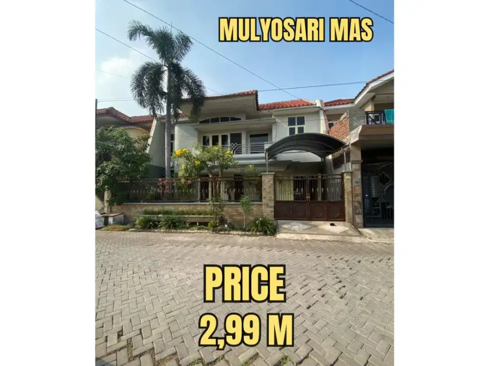 ‼️BU. JUAL CEPAT NEGO SAMPAI DEAL‼️RUMAH FULL FURNISHED LYOSARI MAS SIAP HUNI SELANGKAH RAYA MULYOSARI. DEKAT KAMPUS ITS, UNAIR, UWM, Galaxy Mall, Dsb