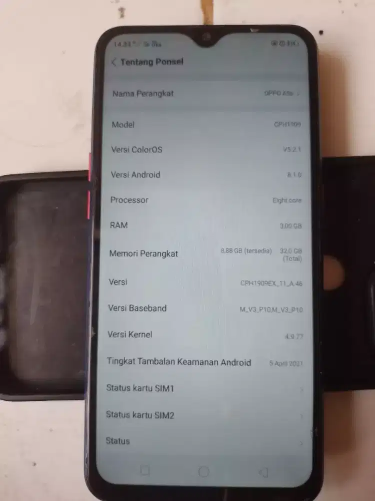 Oppo A5s 3/32 batangan