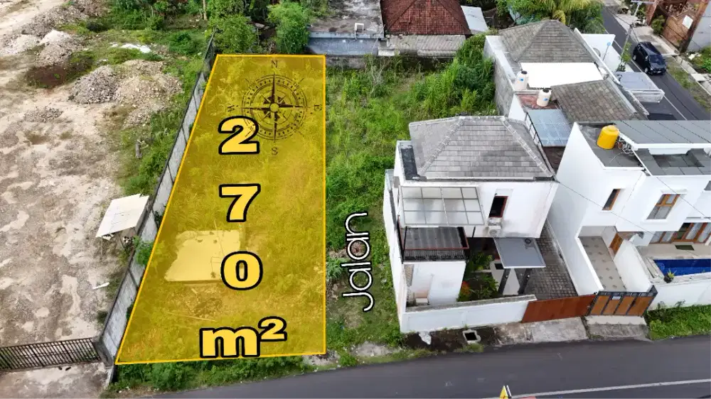 Tanah Plot Kecil Link Villa Cendrawasih Ungasan Bali