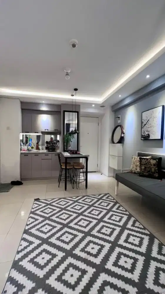 Sewa 3 Kamar Apartemen Bassura City Bagus Banget Harga 20 JT Per 3 Bln