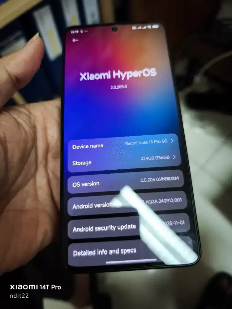 Redmi note 13 pro 5g 8/256 hp n charger