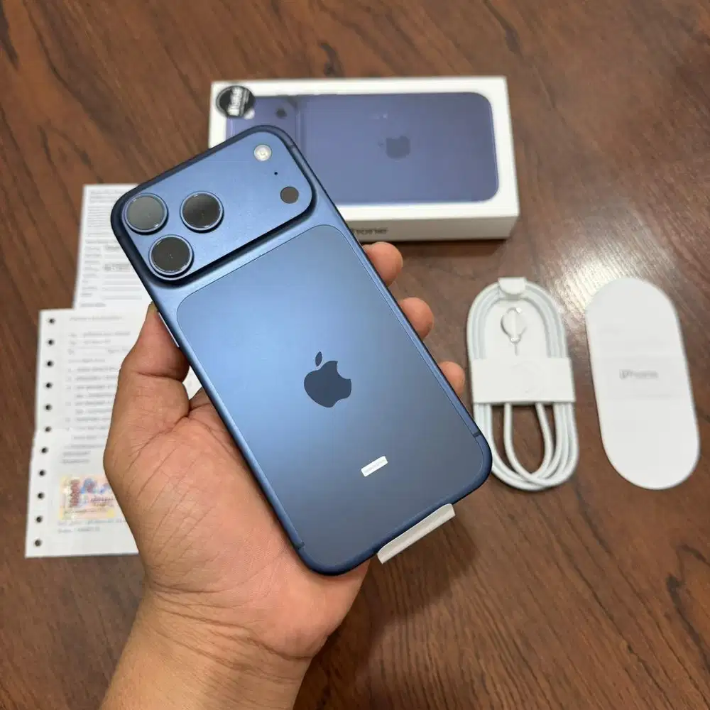 iphone 17 pro max 512gb deep blue resmi