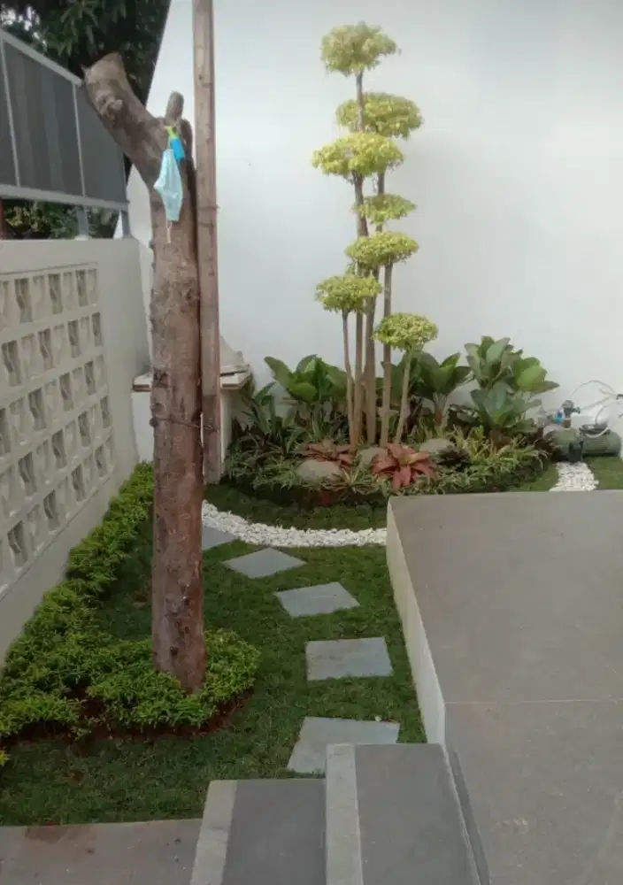 Menerima pembuatan taman