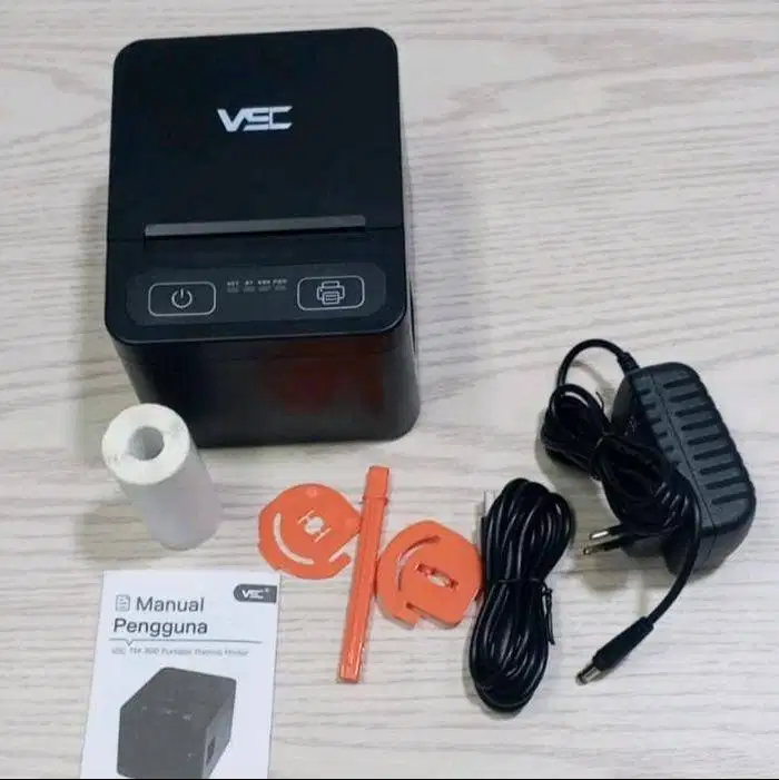printer kasir bluetooth thermal 80mm VSC 80BT 2 in 1 cetak label