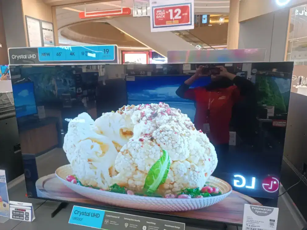 Bunga Cicilan 0% SAMSUNG LED SMART TV 4K 65 INCH