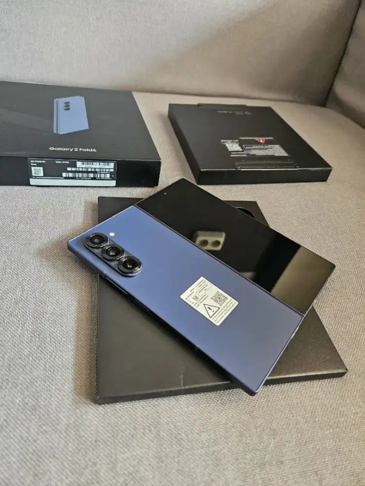 SAMSUNG Z fold 6 5G 256Gb Resmi Sein Fullset oryginal lengkap